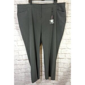 Lane Bryant 28 Lena Moderately Curvy Fit Classic Trouser Gray Tighter Tummy Tech